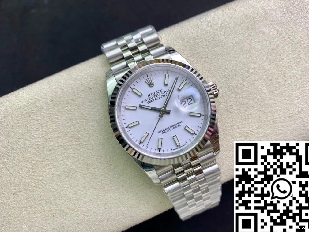 Rolex Factory White EW Datejust Stainless Steel Dial 36MM 0519